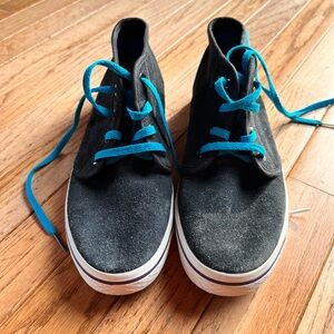 Adidas Honey Desert Mid Suede Sneakers in gray black turquoise size 8 NWOT